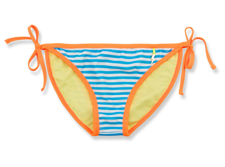 AQUA STRIPE Abby Bikini Bottom