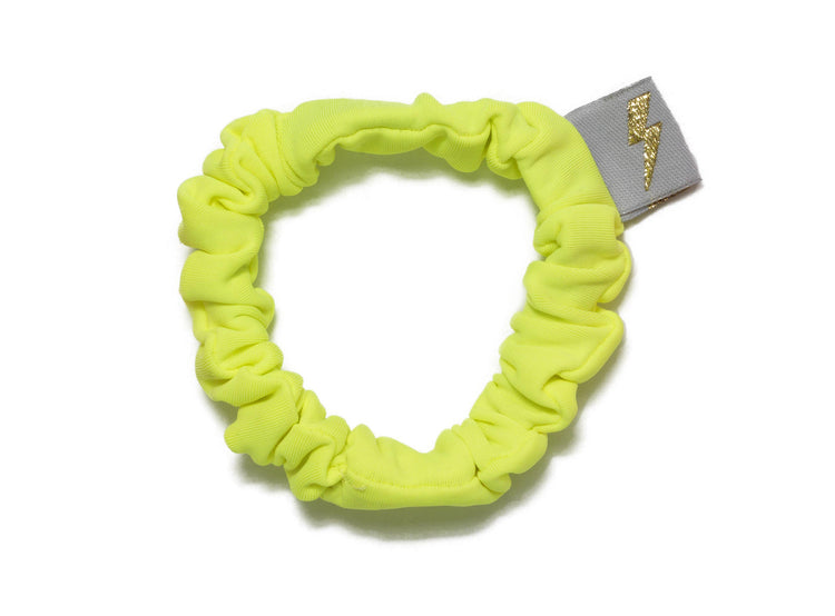 NEON YELLOW SCRUNCHIE - Beanie & Bear - 2