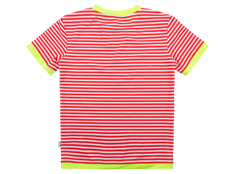 RED STRIPE Buddy Short Sleeve Swim Tee